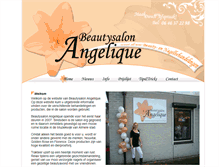 Tablet Screenshot of beautysalonangelique.nl